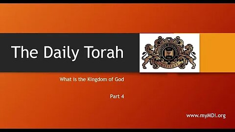 What is the Kingdom of God - Part 4