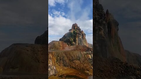 Fly Ranch, NV Hot Springs during total solar eclipse.