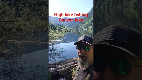 High lake fishing. Canyon Lake Whatcom County WA #highlake #troutfishing