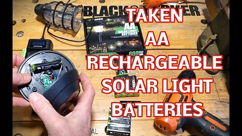 TAKEN AA Rechargeable Batteries for Solar Lights