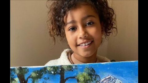 North West lands personal invite to Bob Ross Experience after wowing with oil painting