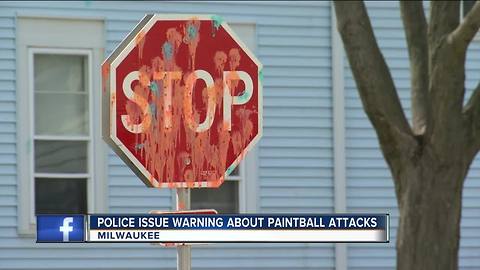 Paintball attacks reported across the city