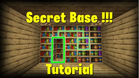 Minecraft: How to Build a SECRET BASE!! | Tutorial