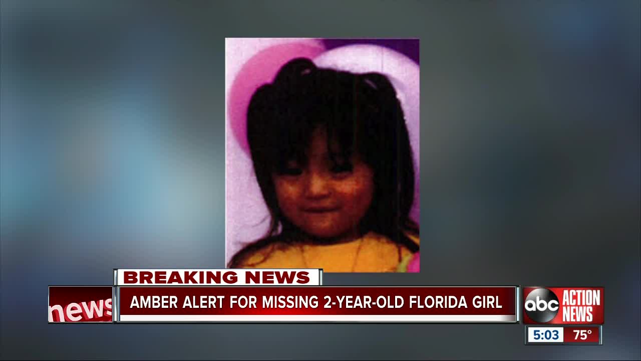 Amber Alert issued for missing 2-year-old Florida girl