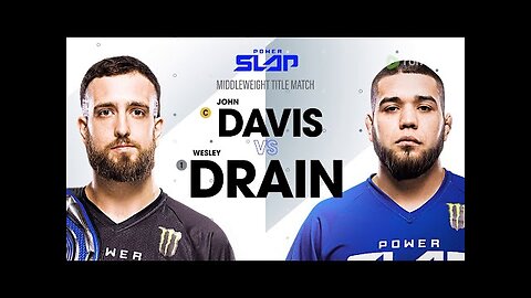 Davis vs drain power slap 2 middleweight title mach