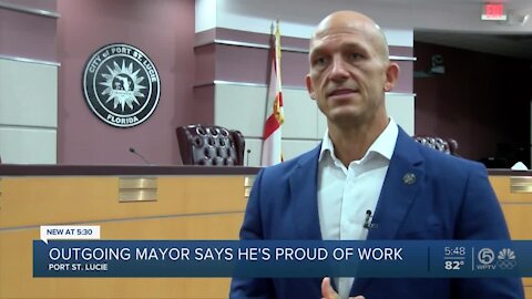 Outgoing mayor of Port St. Lucie proud of accomplishments