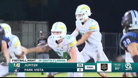 Jupiter routs Park Vista 35-0 to improve to 2-0