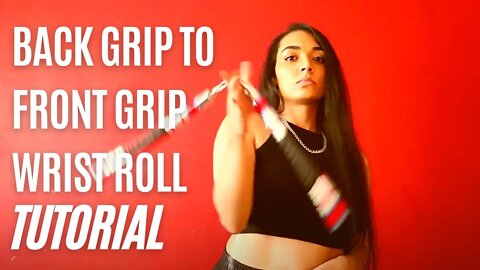 HOW TO DO A BACK GRIP TO FRONT GRIP NUNCHAKU WRIST ROLL TUTORIAL