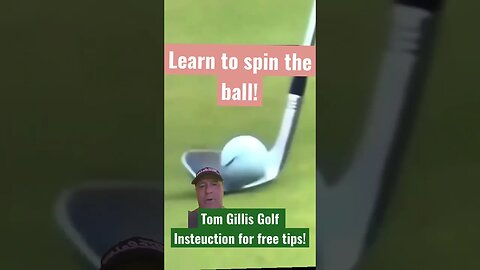 Learn to spin the ball like a pro! #golf #tomgillisgolf #tigerwoods