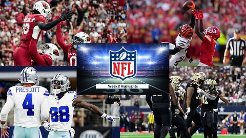 🚨NFL WEEK 2 TOP PLAYS 2024 #neworleanssaints #nfl #nflfootball #dallascowboys #bengals #chiefs #rams