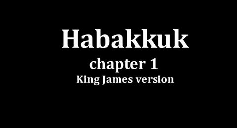 Habakkuk 1 King James version