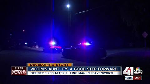 Leavenworth officer fired for deadly shooting