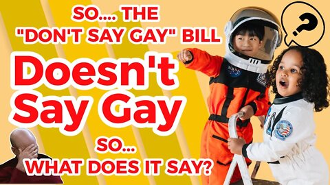 So, Don't Say Gay - Doesn't Say Gay - So, What Does It Say?