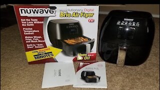 NUWAVE BRIO AIR FRYER AS SEEN ON TV UNBOXING