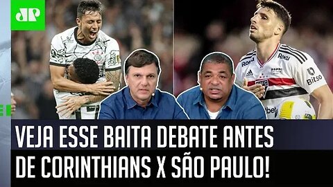 "Corinthians e São Paulo VÃO SE ENFRENTAR e..." VEJA o que Mauro Cezar e Vampeta FALARAM do CLÁSSICO