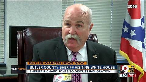 Butler County Sheriff Richard Jones to support ICE at White House event