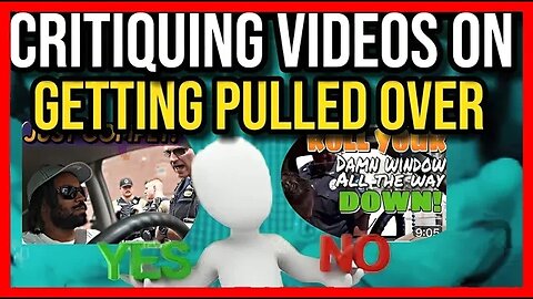 REACTING TO AND DEBUNKING OTHER CREATORS VIDEOS ABOUT WHAT TO DO IF YOUR PULLED OVER #deletelawz