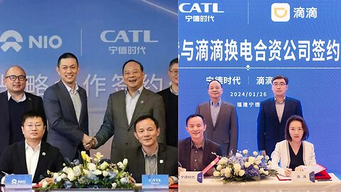 Nio CATL DiDi Huge Partnerships # Nio