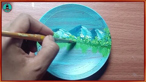 Beautiful Lake Scenery Painting Acrylic Paints Arts Time 8