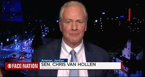 Dem Sen Van Hollen Blames Netanyahu For Aid Not Reaching Gaza