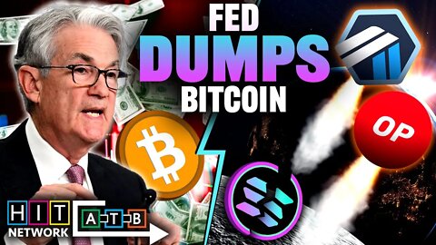 FED DUMPS Bitcoin! (Solana Falling Behind Ethereum)