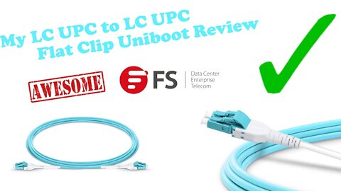 FS.com Uniboot LC Fiber Cable Review - WICKED Cable !!