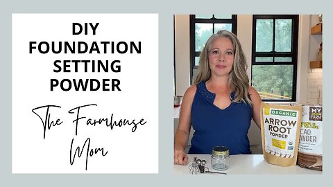 Make Your Own Foundation Powder/Setting Powder For Under $1