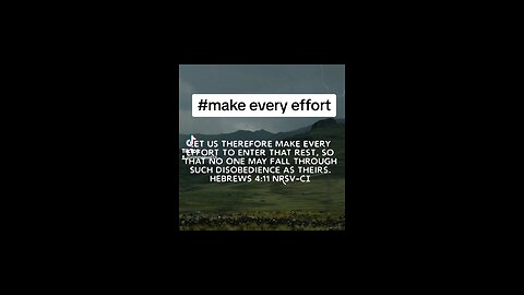 make every effort #bibleverseoftheday📖😇 #biblebuild #biblescripture