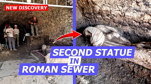 Archaeologists Astonished to Find Second Statue in Ancient Roman Sewer