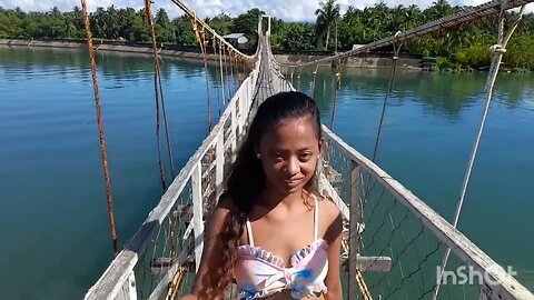 hanging bridge in baler Philippines 🇵🇭 💖