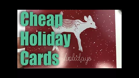 A Great and Cheap Pack of Holiday Greeting Cards Review