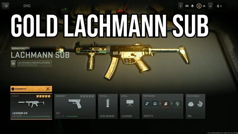 Unlocking the GOLD LACHMANN SUB with 50 Kills on Kill Confirmed - Call of Duty: Modern Warfare II