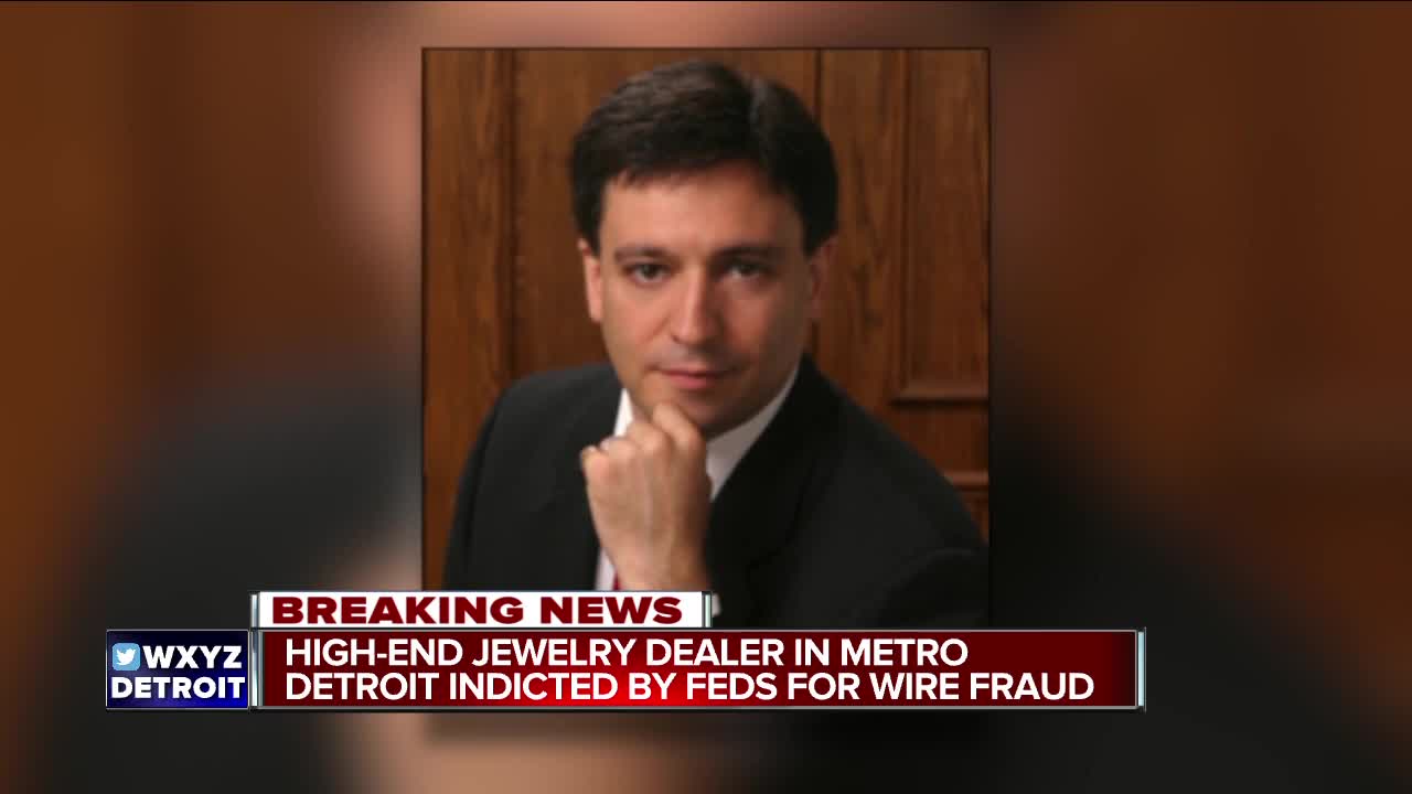 High-end jewelry dealer in metro Detroit indicted by feds for wire fraud