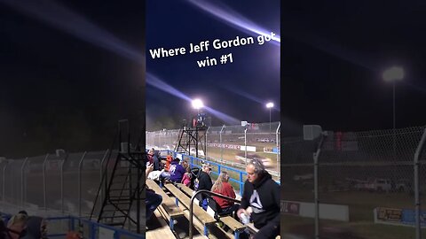 Short track racing where Jeff Gordon got his first sprint win #FlorenceSpeedway #DirtRacing