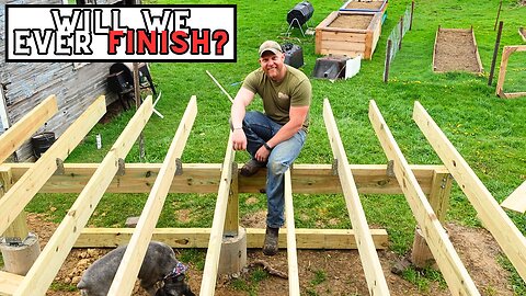 Restoring a 200 Year Old Farmhouse: Building a Back Porch Part 2