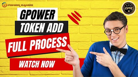 Gpower Token Add in Trust Wallet | Gpower टोकन ट्रस्ट वॉलेट में जोड़ें