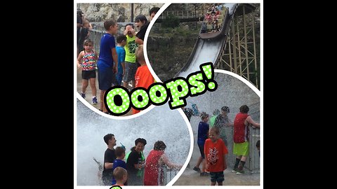 Kids drowned by white water rapids ride splash back