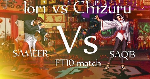 Sameer vs Saqib single play match iori vs chizuru kof 97