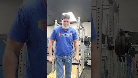 Shoulders and Shrugs Wednesday, Crazy 🤪 old man, Premier Fitness, follow along workout