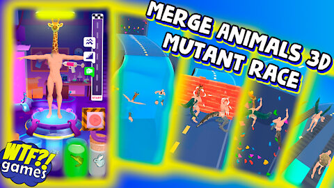 Merge Animals 3D Mutant race 🦒🐊🕷 Part 1 lvl 1 - || - All Levels Gameplay (iOS & Android)