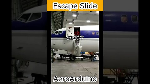 Watch Ancient #B727 Escape Slide Hangar Shooting #Aviation #Flying #AeroArduino