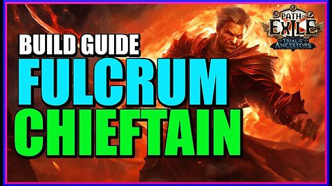 [POE 3.22] FULCRUM RF CHIEFTAIN! Set The World Ablaze! Big Explosion, Huge Damage and Magic Find