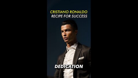 Ronaldo Recipe for Success