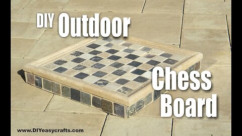 How to make a DIY Outdoor Chess Board