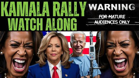 Kamala Harris Rally | End of the World Watch Along | LIVE STREAM | 2024 Election