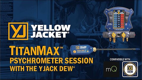 Using the YELLOWJACKET® TITANMAX™ Digital Manifold with the YELLOWJACKET® YJACK DEW®