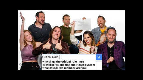 'Critical Role' Cast Answers The Web's Most Searched Questions | WIRED