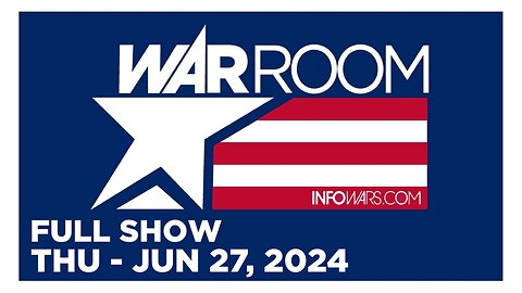 WAR ROOM [FULL] Thursday 6/27/24 • CNN Making Multiple Last Minute Rule Changes RIGGING The Debate