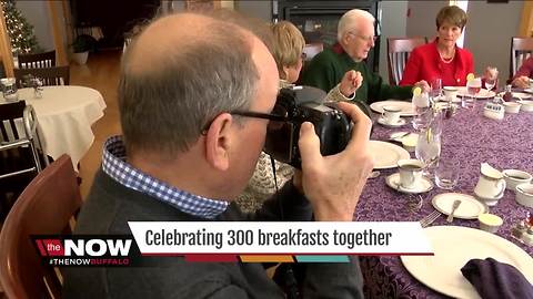 Breakfast groups celebrates their 300th morning meal