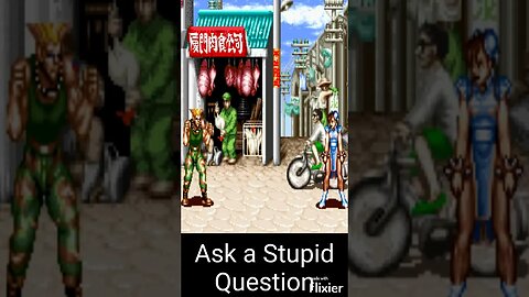 Ask a Stupid Question (Street Fighter II: The Satire Edition) #shorts